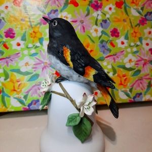 Vintage Porcelain Bell With Bird